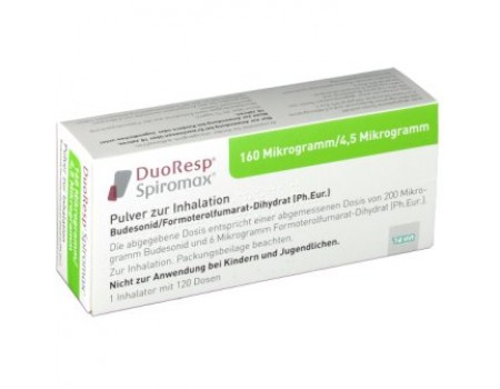 DuoResp Spiromax 160 mcg. / 4.5 mcg. 120 doses